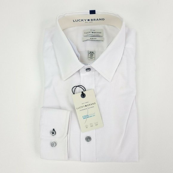 Lucky Brand Other - Lucky Brand Mens Slim Fit CoolMax Dress Button Up